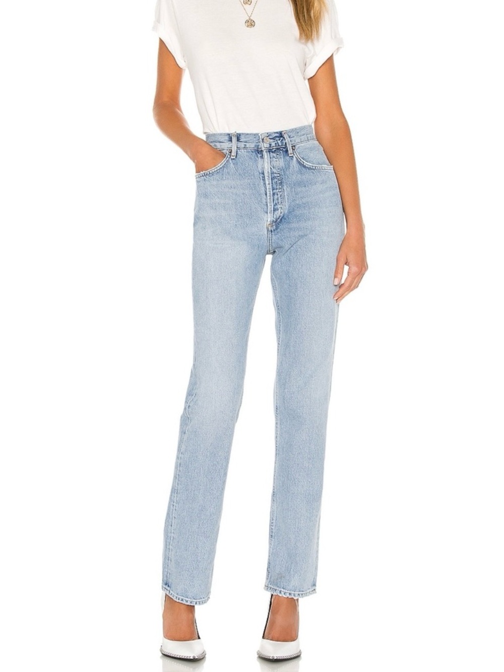 AGOLDE LANA Straight Jeans